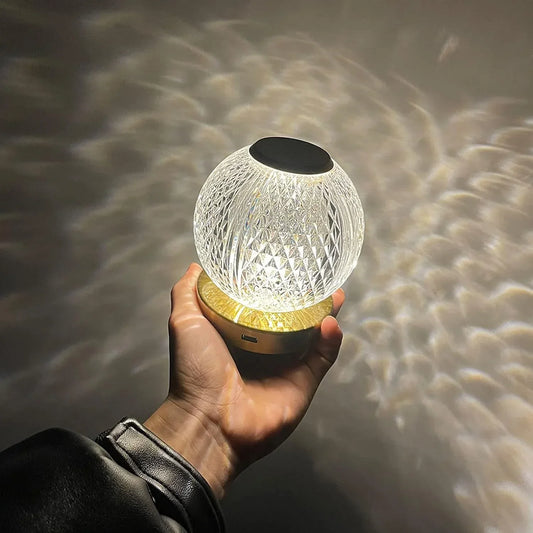 Elegance Sphere Glass RGB Lamp